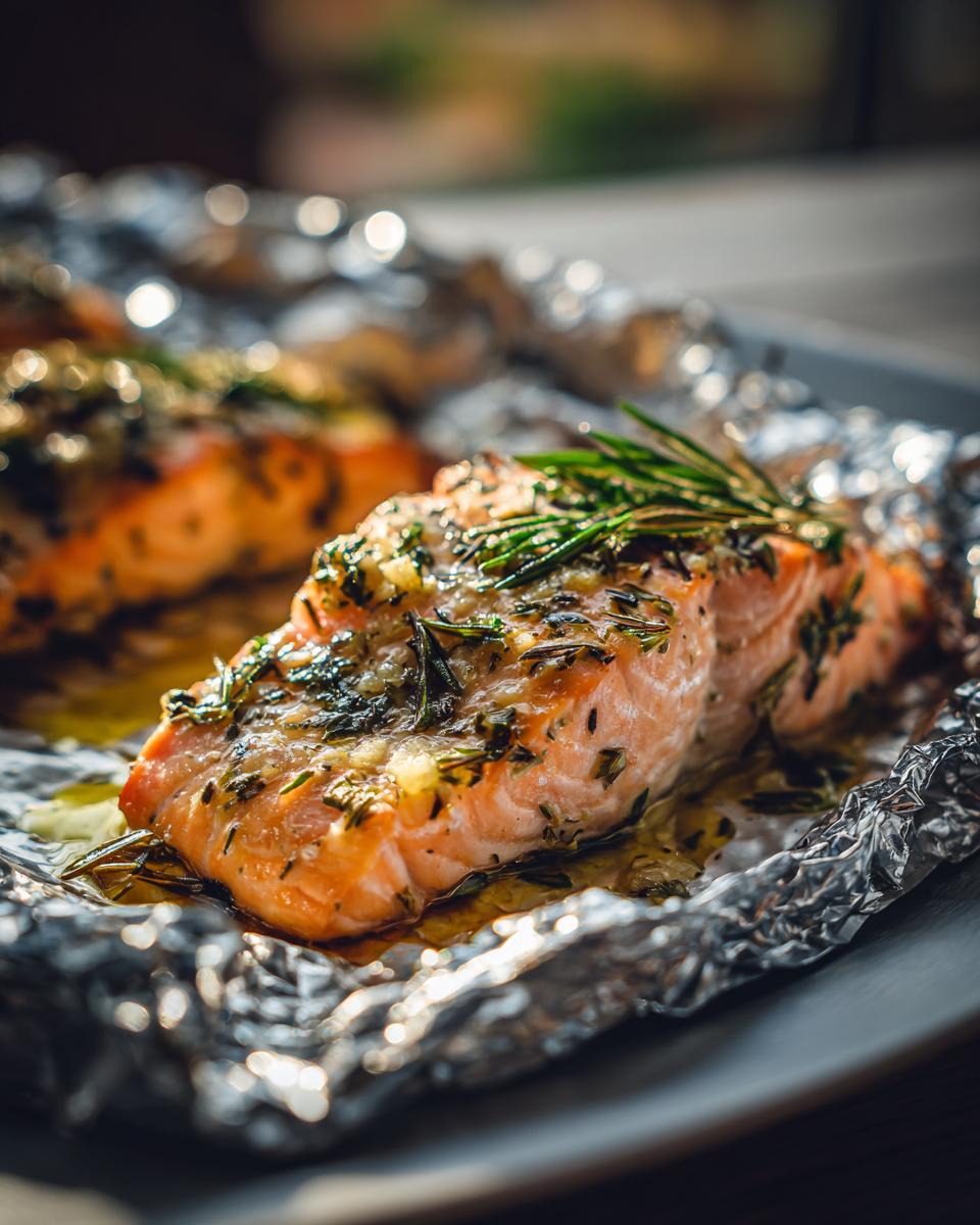 Lemon Herb Salmon Baked in Foil: 4 Easy Wins 7 Lemon Herb Salmon Baked in Foil - detail 2