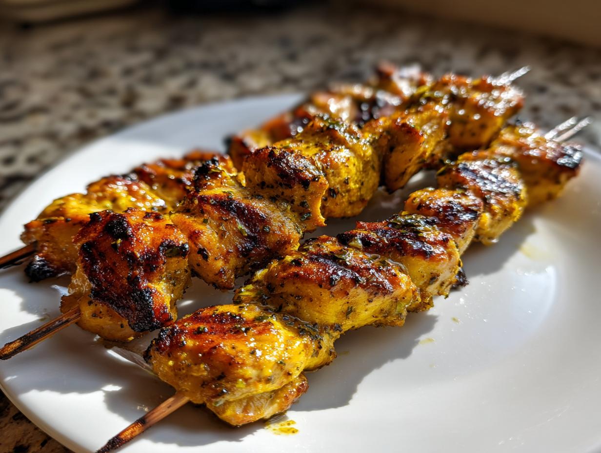 Mediterranean Lemon Garlic Chicken Skewers: 20 Mins 4 Mediterranean Lemon Garlic Chicken Skewers