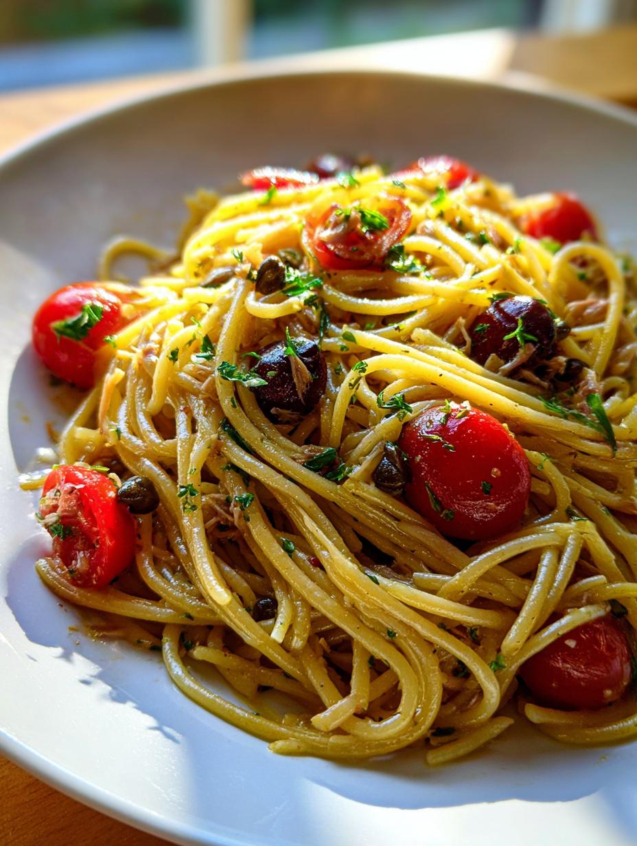 5-Minute Mediterranean Tuna Pasta Triumph 8 Mediterranean Tuna Pasta - detail 3