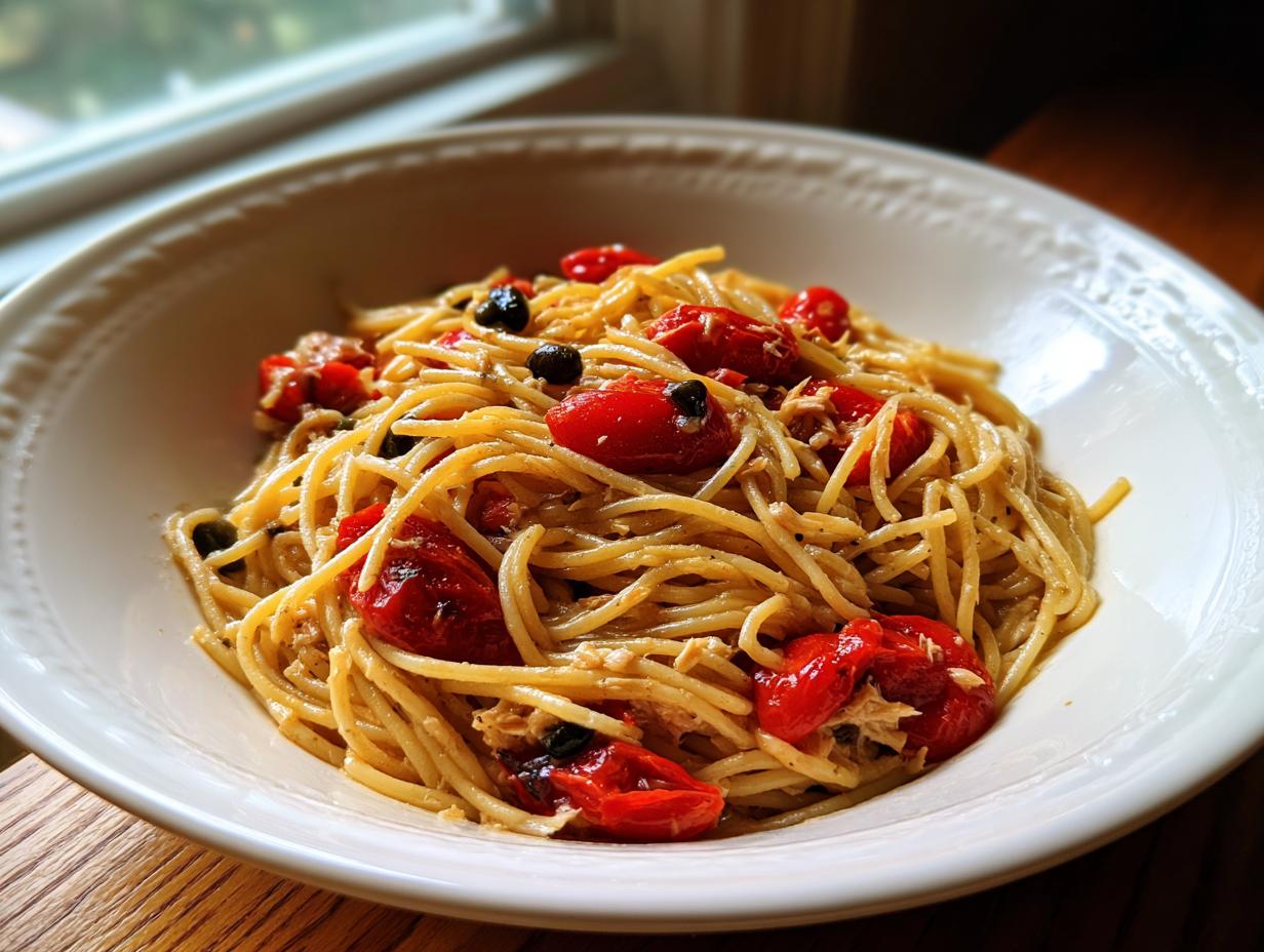 5-Minute Mediterranean Tuna Pasta Triumph 5 Mediterranean Tuna Pasta