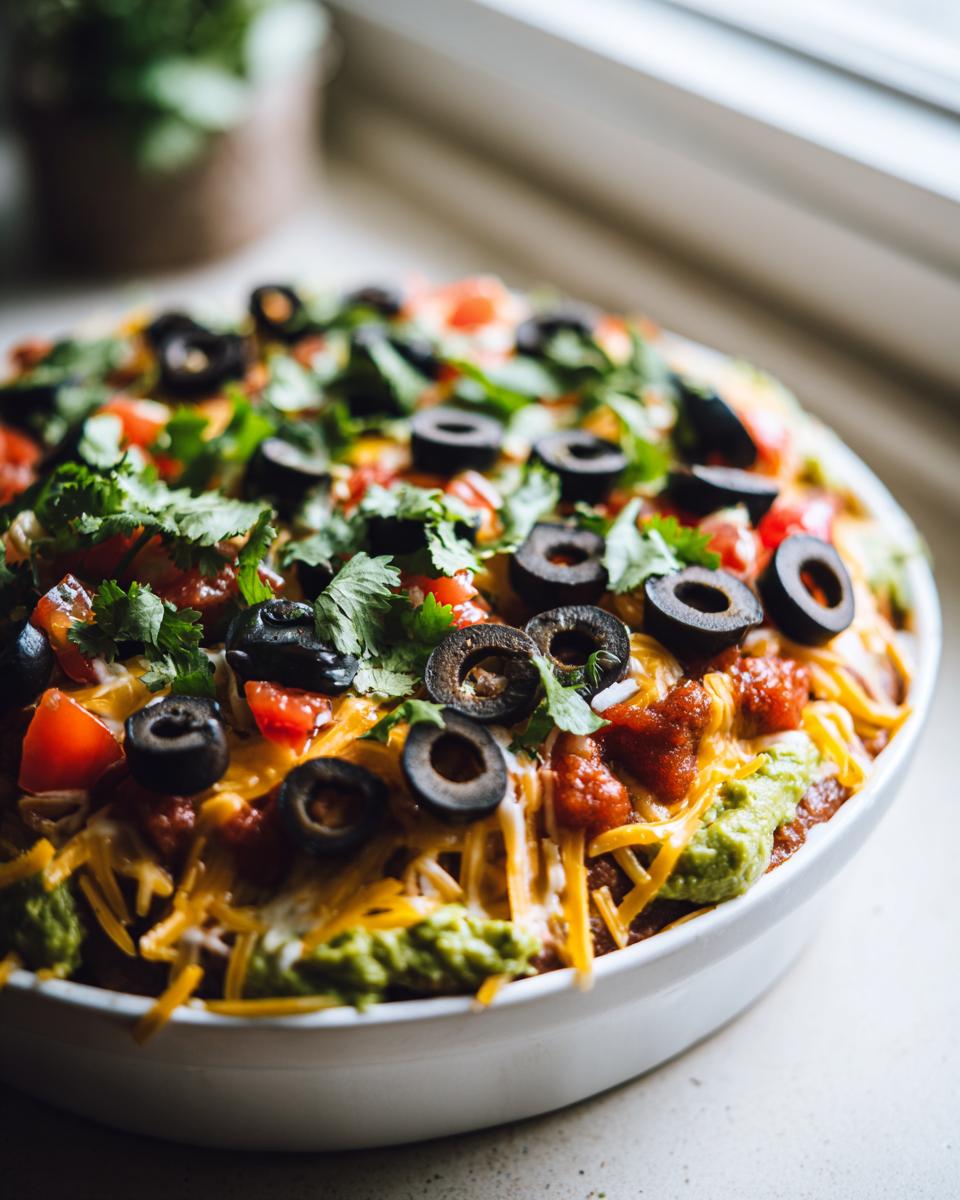 Amazing Mexican 5‑Layer Dip; 15 Min 5 Mexican 5‑Layer Dip - detail 1