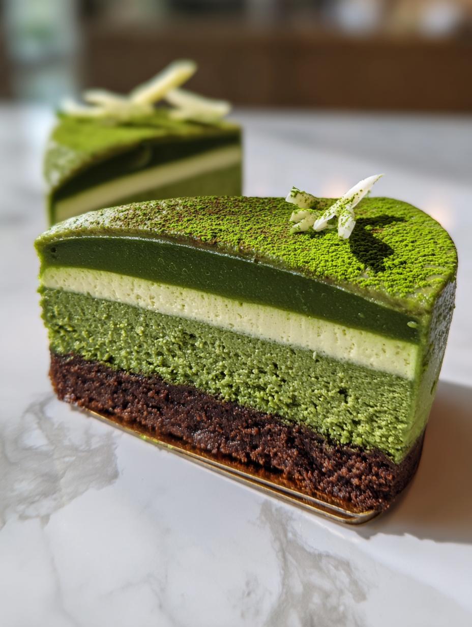 Amazing 6-Hour No-Bake Matcha White Chocolate Cheesecake 6 No-Bake Matcha White Chocolate Cheesecake - detail 2