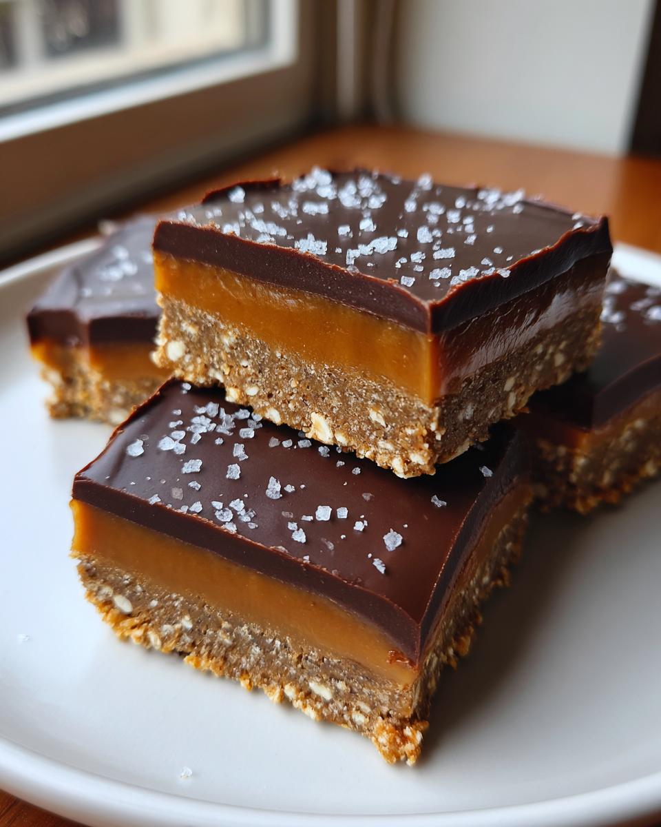 Divine 16 No-Bake Salted Caramel Pretzel Bars 7 No-Bake Salted Caramel Pretzel Bars - detail 2