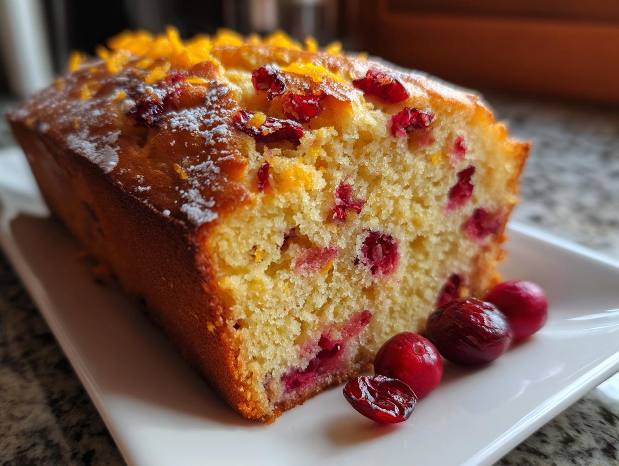 Amazing 3-Ingredient Orange Cranberry Buttermilk Loaf 4 Orange Cranberry Buttermilk Loaf