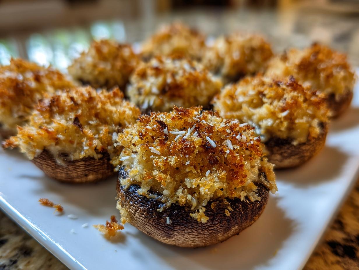 5-Minute Parmesan‑Stuffed Mushrooms Magic 5 Parmesan‑Stuffed Mushrooms