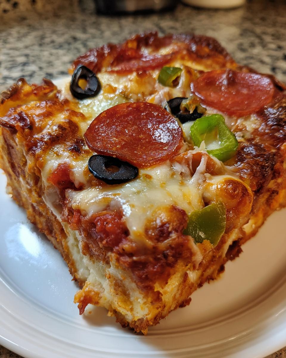 Amazing 380 Calorie Pizza Casserole Gold 5 Pizza Casserole - detail 1