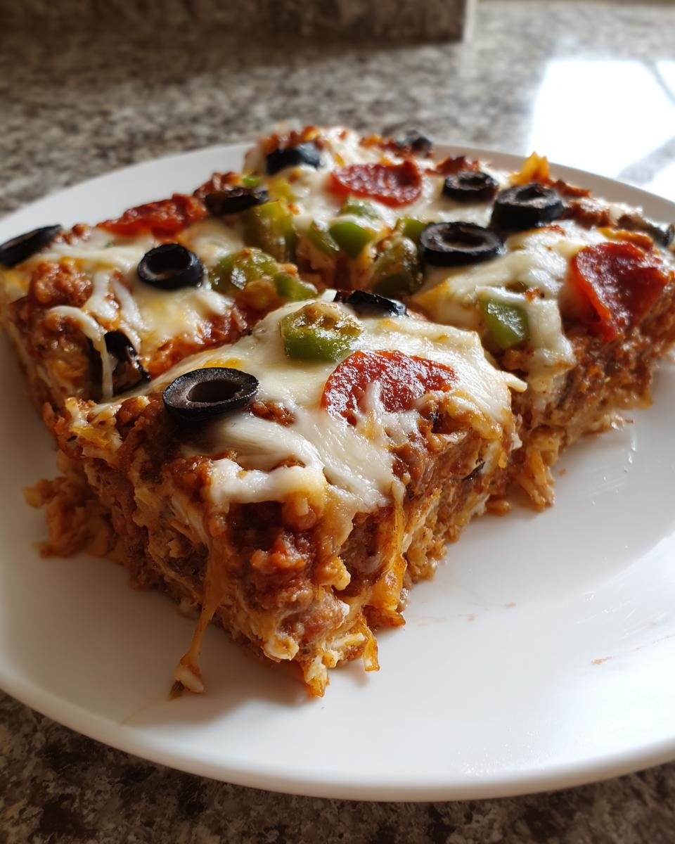 Amazing 380 Calorie Pizza Casserole Gold 6 Pizza Casserole - detail 2