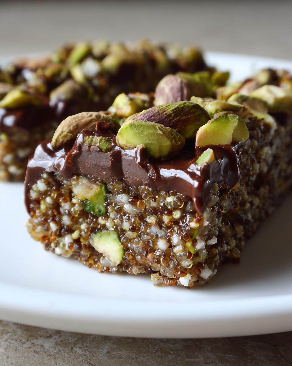 Amazing 12 Puffed Quinoa & Pistachio Bars 6 Puffed Quinoa & Pistachio Bars - detail 1