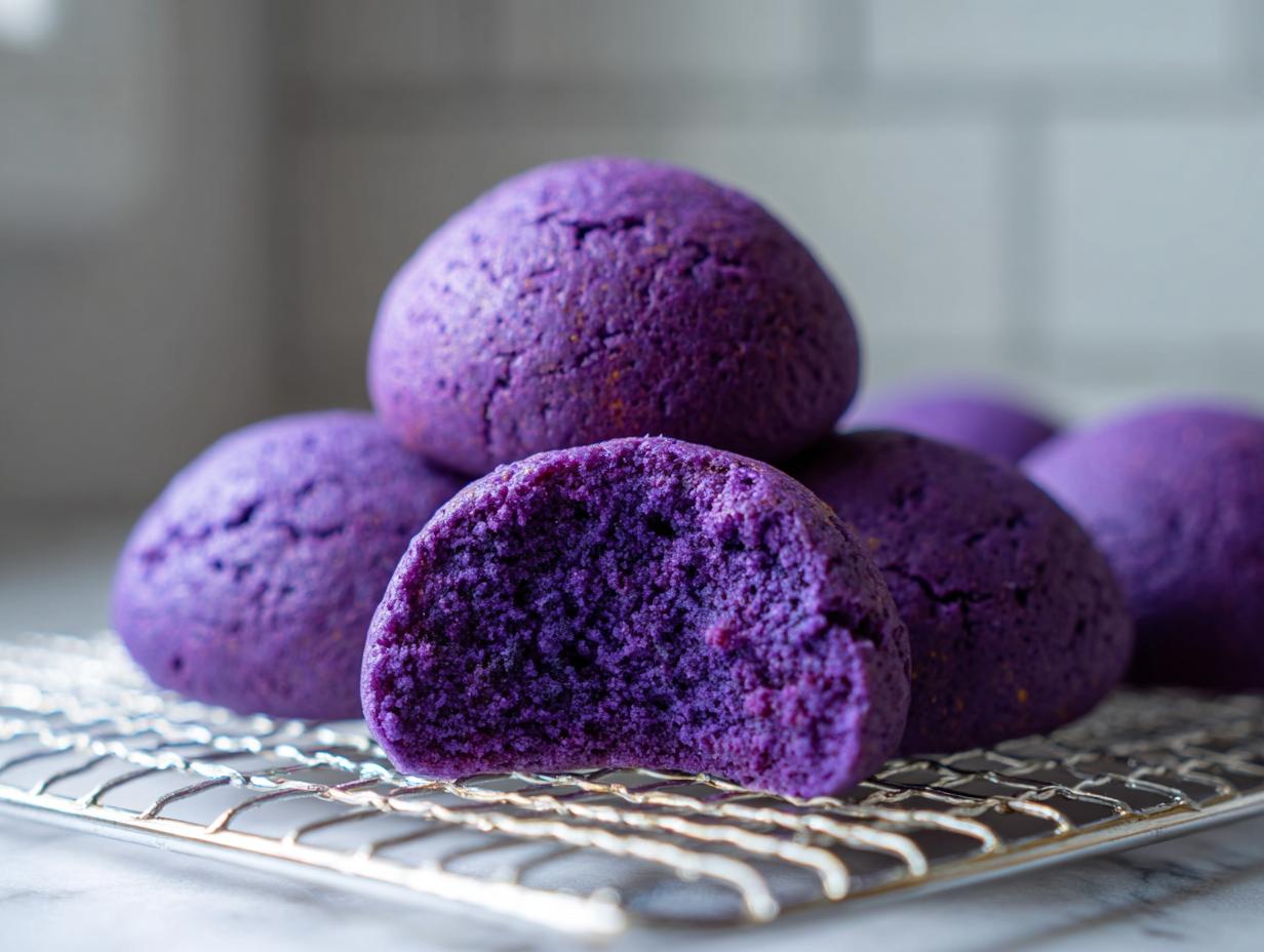 Amazing 2 Dozen Purple Yam Baby Puffs 4 Purple Yam Baby Puffs