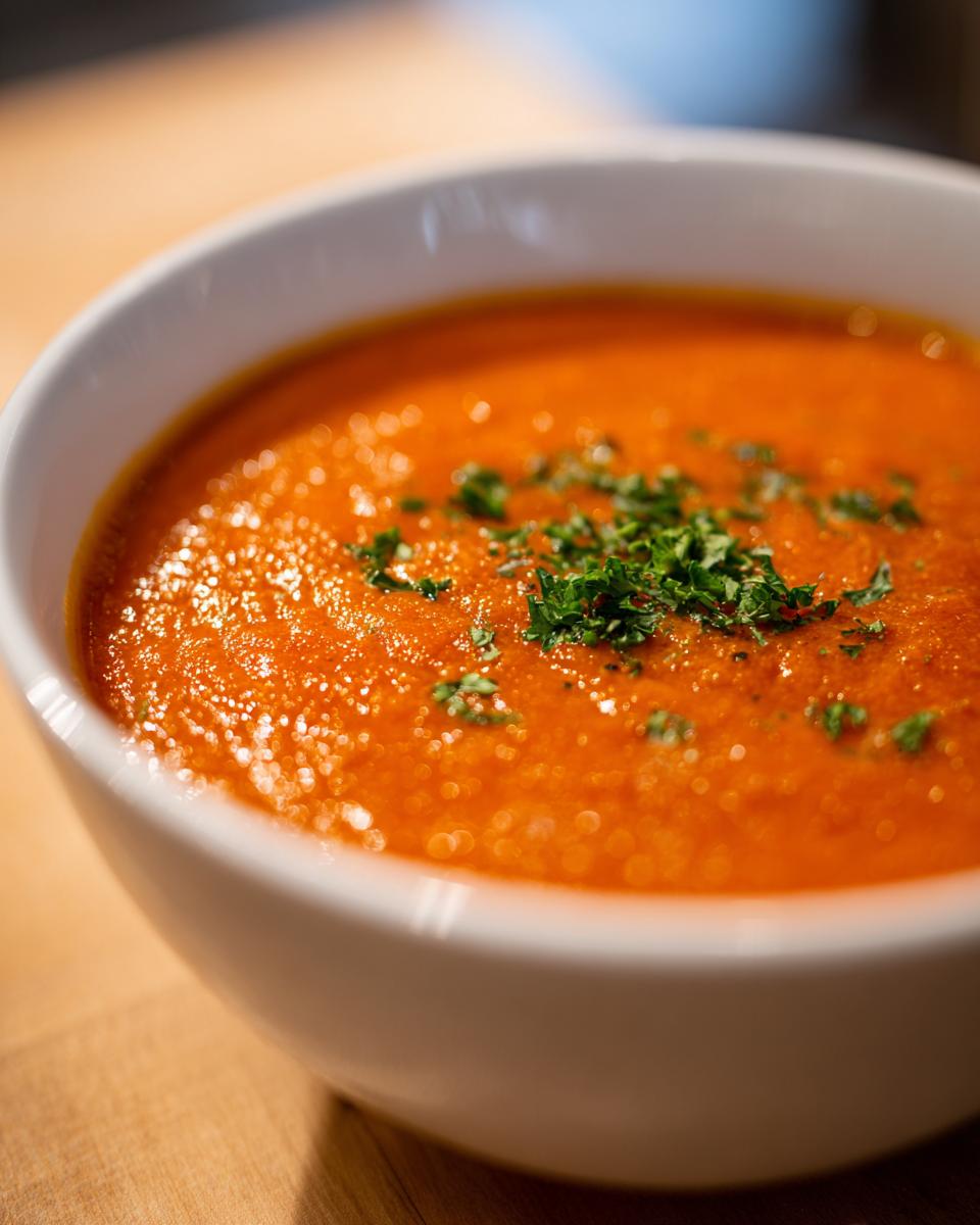 5 Star Roasted Red Pepper and Cauliflower Soup Joy 5 Roasted Red Pepper and Cauliflower Soup - detail 1