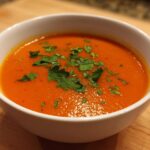 Roasted Red Pepper and Cauliflower Soup