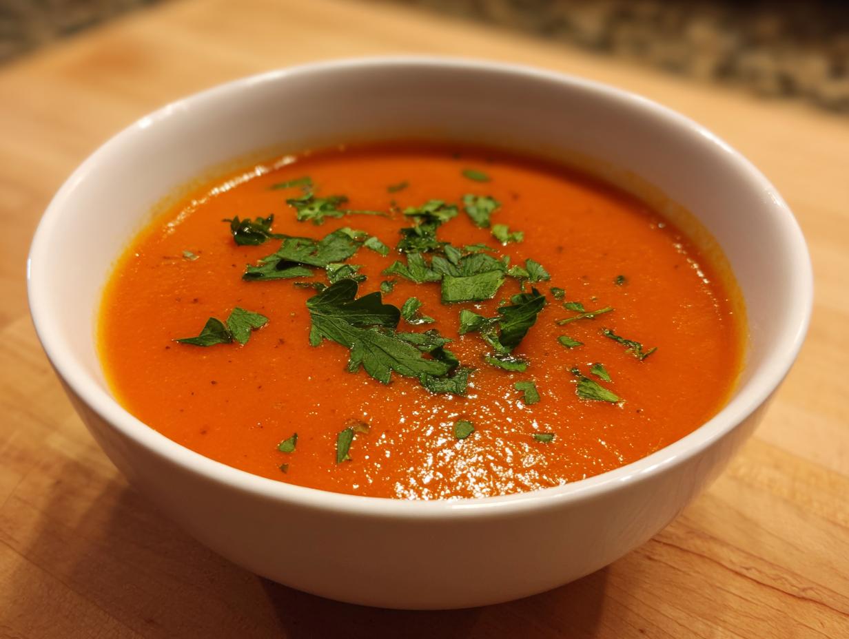 5 Star Roasted Red Pepper and Cauliflower Soup Joy 4 Roasted Red Pepper and Cauliflower Soup