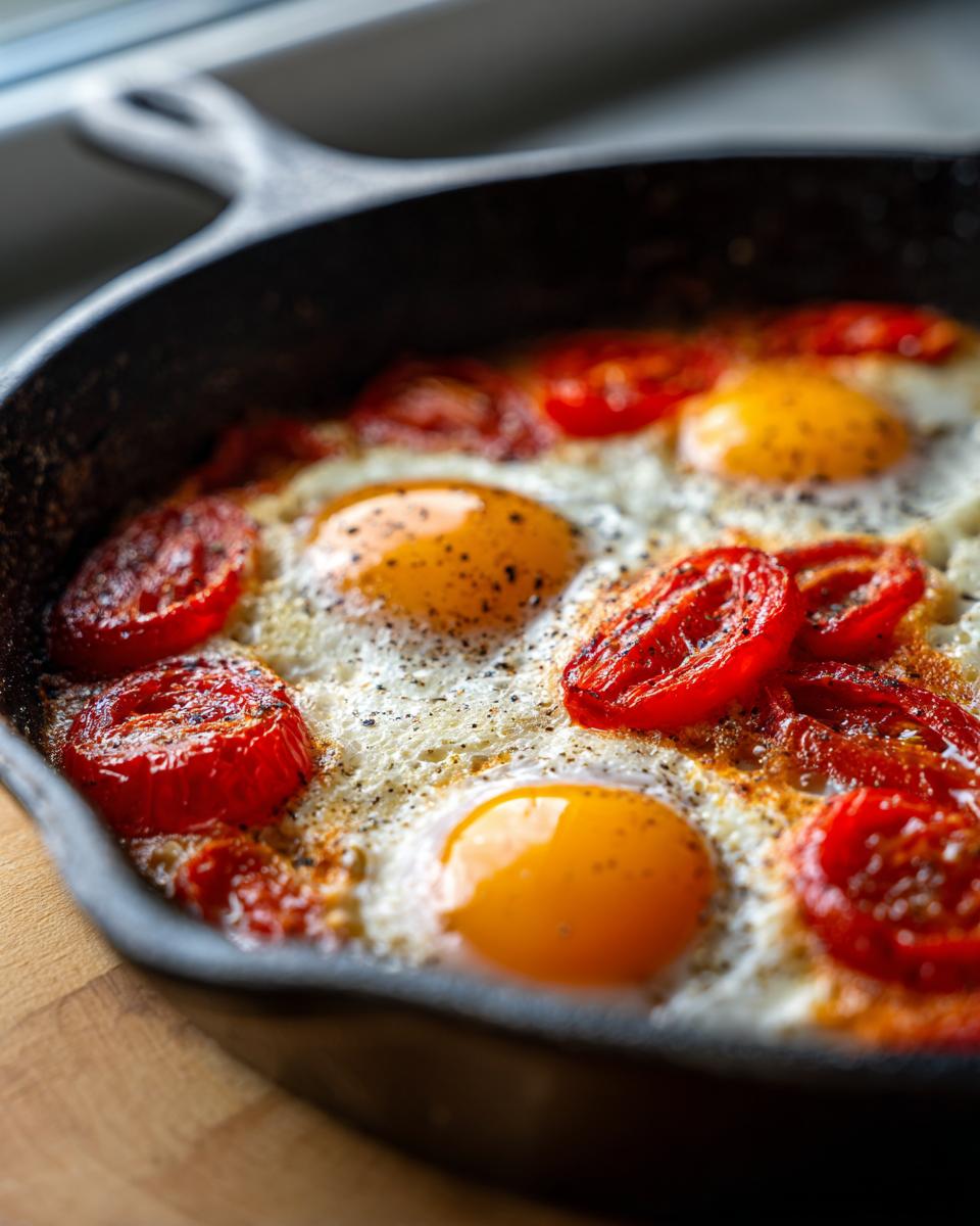 Amazing 6 Roasted Red Pepper and Chickpea Baked Eggs 7 Roasted Red Pepper and Chickpea Baked Eggs - detail 2