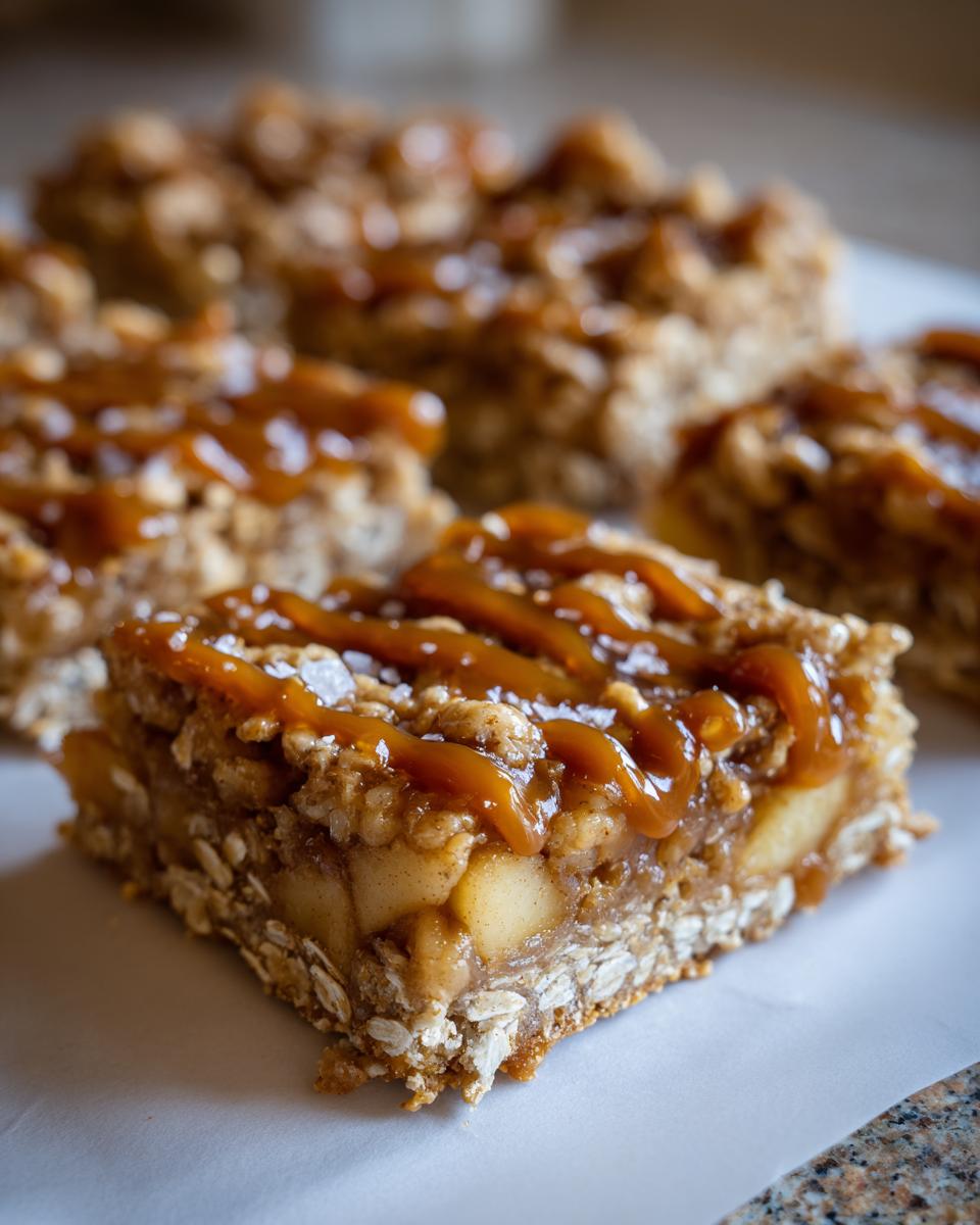 Amazing 9 Salted Caramel Apple Bars 5 Salted Caramel Apple Bars - detail 1