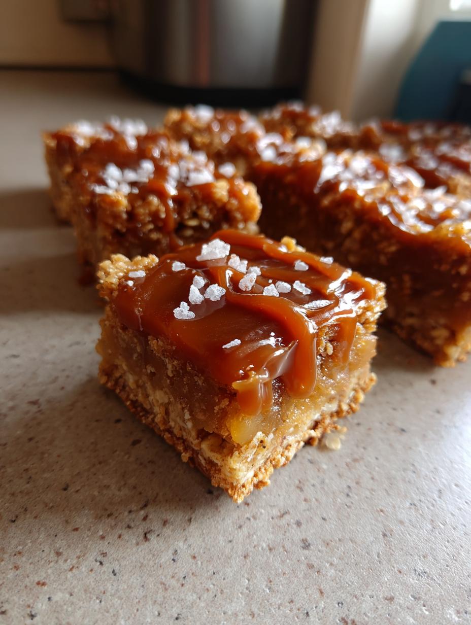 Amazing 9 Salted Caramel Apple Bars 6 Salted Caramel Apple Bars - detail 2