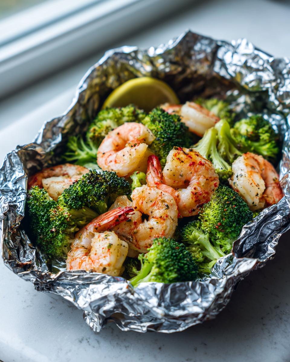 15 Minute Shrimp and Broccoli Foil Packs Magic 7 Shrimp and Broccoli Foil Packs - detail 2