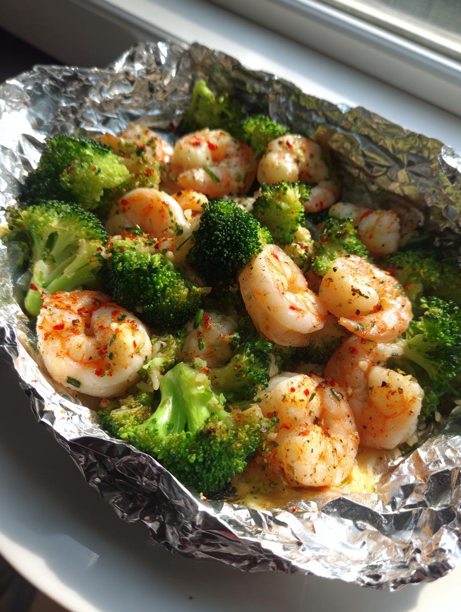 15 Minute Shrimp and Broccoli Foil Packs Magic 8 Shrimp and Broccoli Foil Packs - detail 3