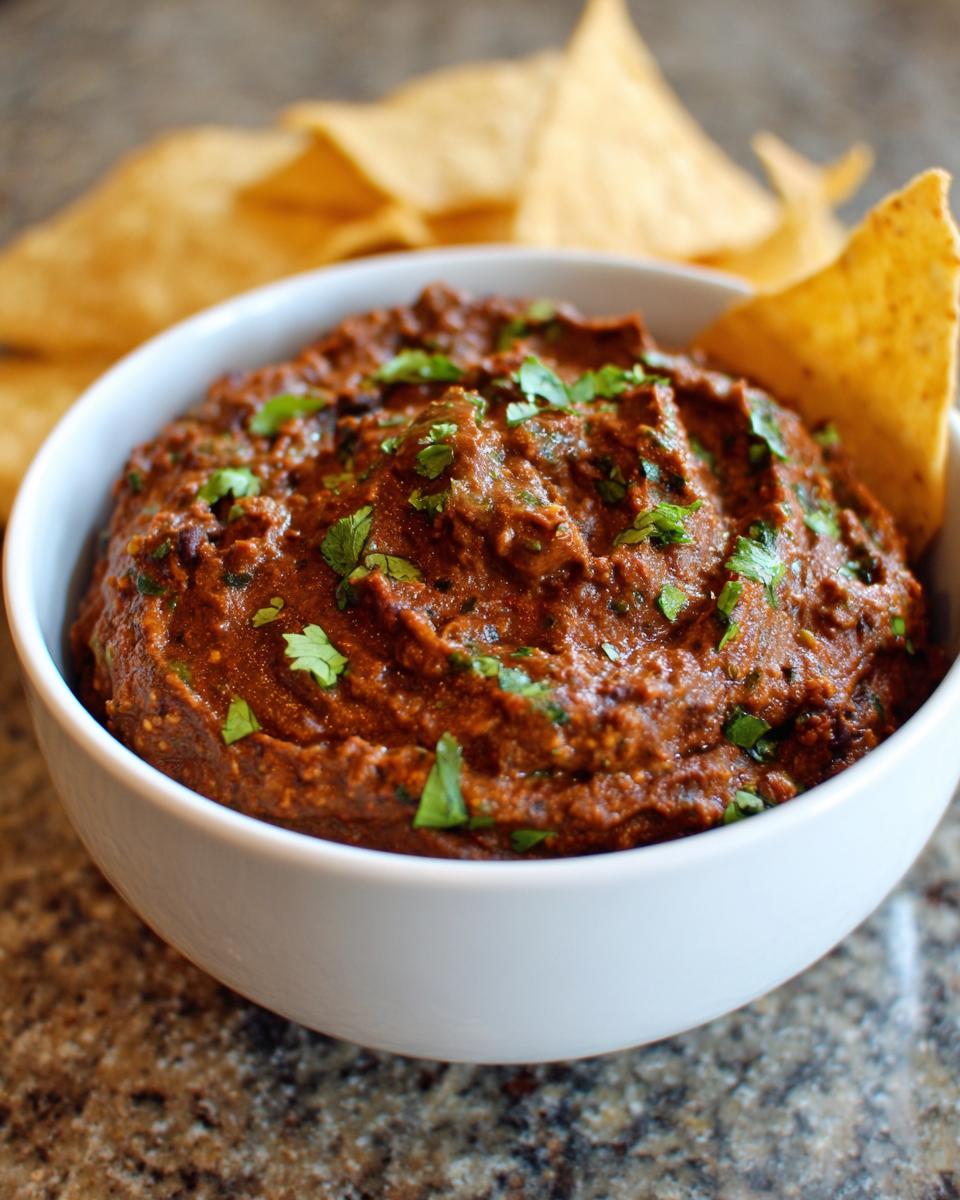 Simple Black Bean Dip: 5 Amazing Minutes 4 Simple Black Bean Dip