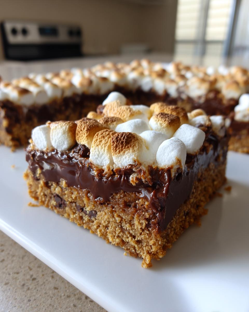 Amazing 1-Bowl S’mores Chocolate Marshmallow Bars 7 S’mores Chocolate Marshmallow Bars - detail 2