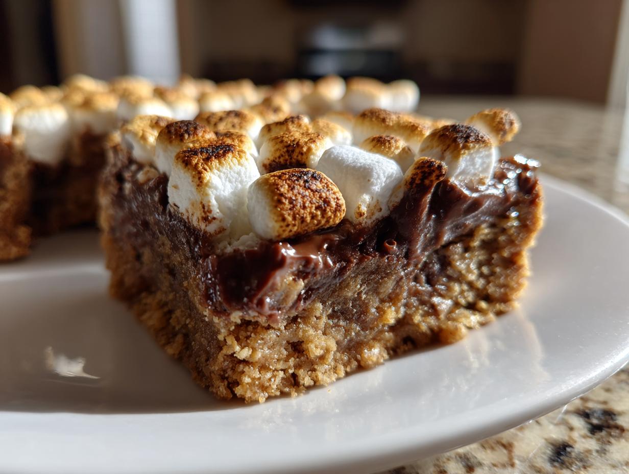 Amazing 1-Bowl S’mores Chocolate Marshmallow Bars 5 S’mores Chocolate Marshmallow Bars