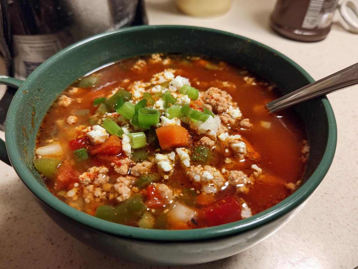 Amazing 35-Minute Spicy Turkey and Cauliflower Rice Soup 4 Spicy Turkey and Cauliflower Rice Soup