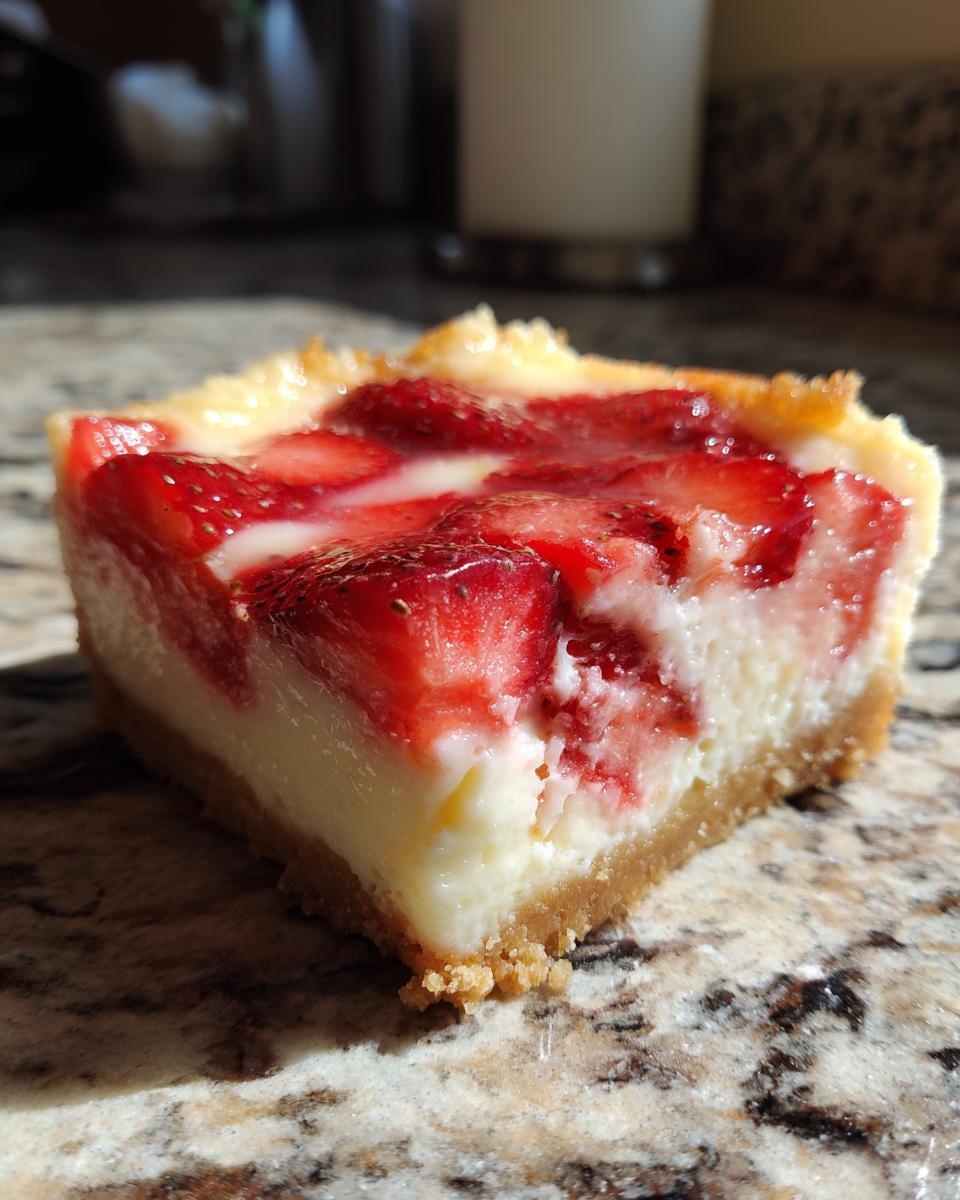 Amazing 12 Strawberry Cheesecake Bars 5 Strawberry Cheesecake Bars - detail 1