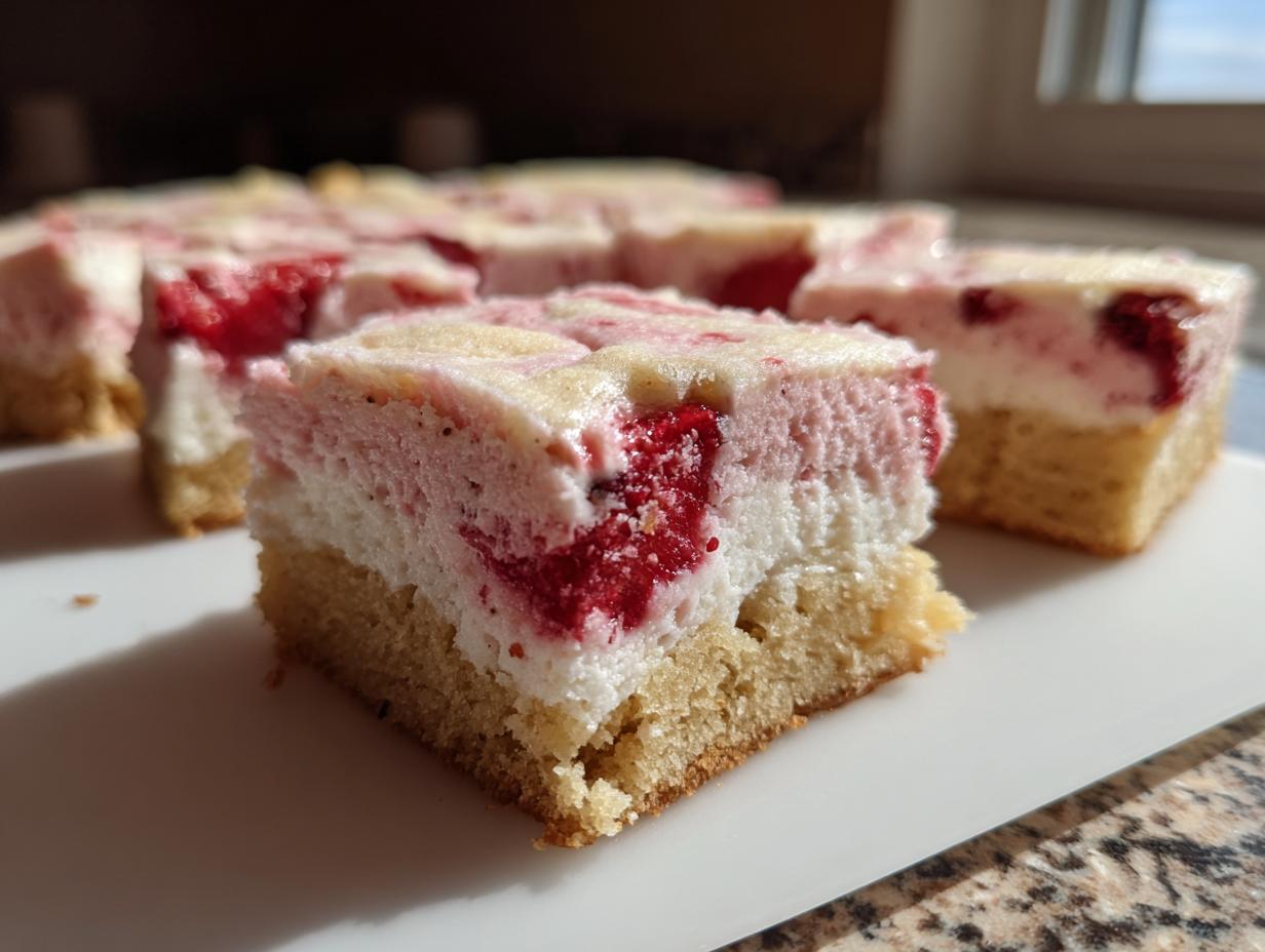 Divine 12 Strawberry Cream Cheese Bars 4 Strawberry Cream Cheese Bars