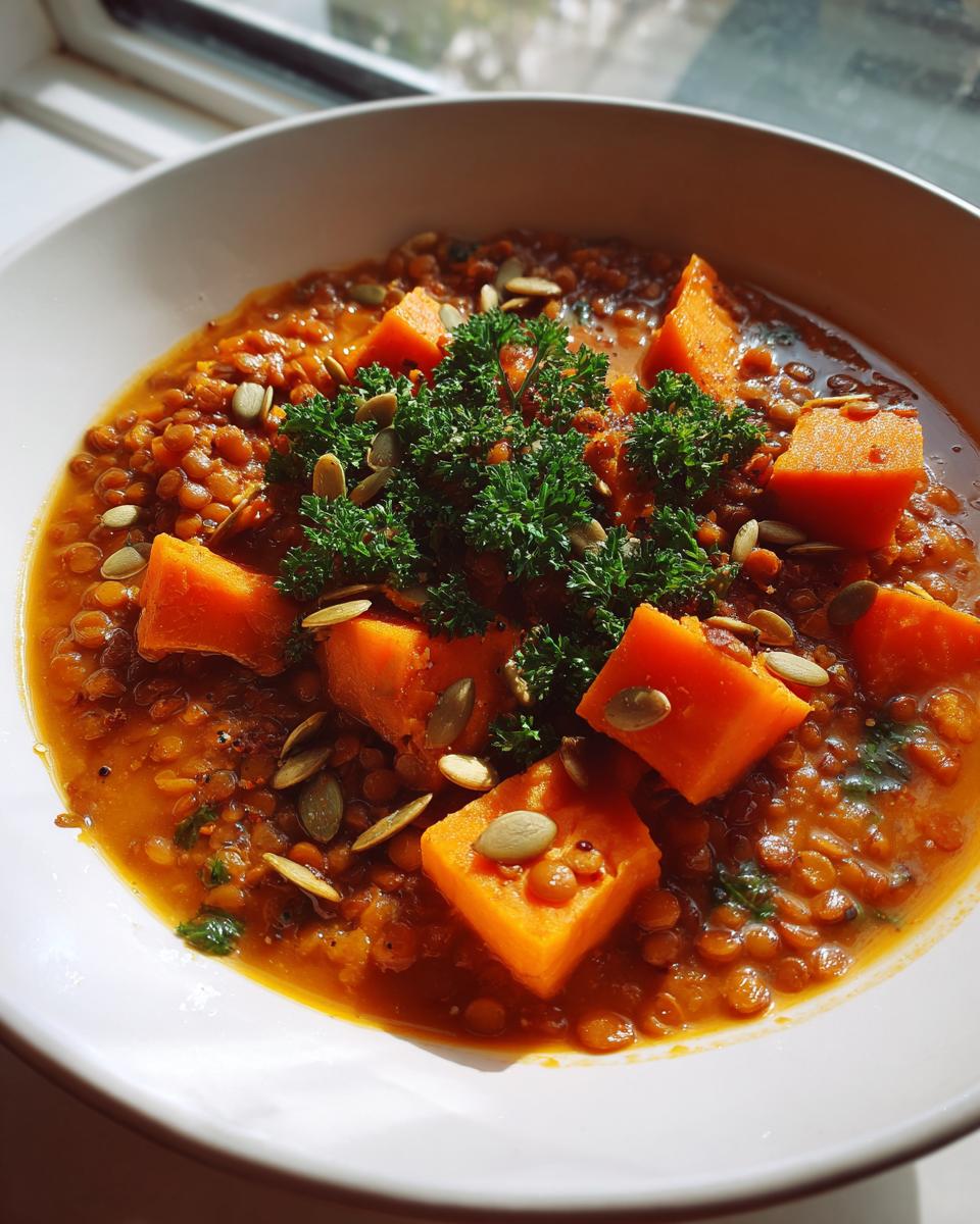 Amazing 1-Pot Sweet Potato and Lentil Stew 6 Sweet Potato and Lentil Stew - detail 2