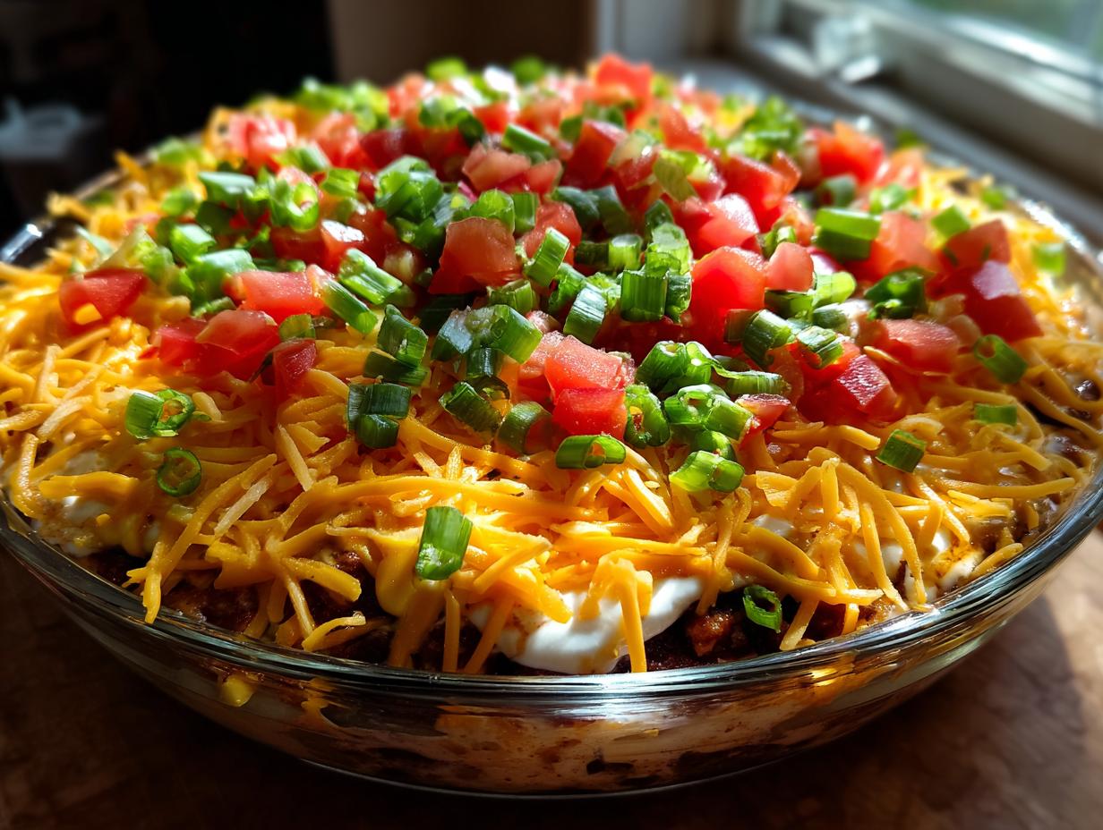 Terrific 5-Layer Tex‑Mex Layered Dip Secret 5 Tex‑Mex Layered Dip