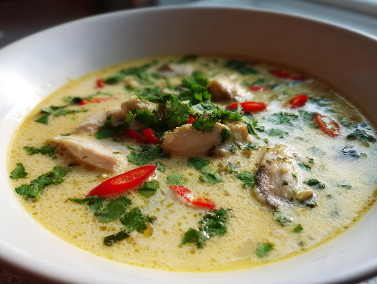 Amazing 30-Min Thai Coconut Chicken Soup 4 Thai Coconut Chicken Soup