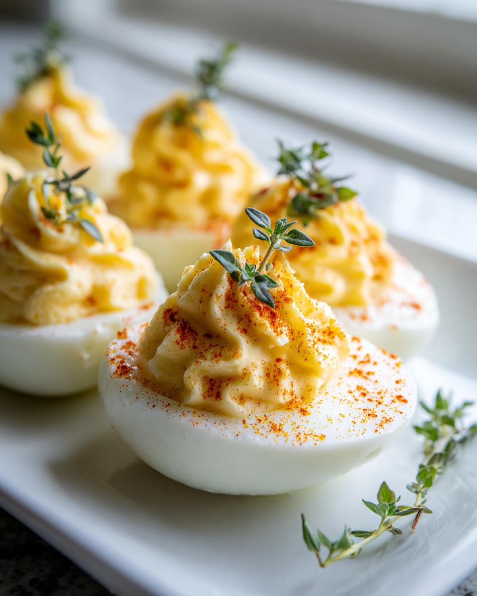 30 Divine Thanksgiving Appetizer Deviled Eggs 6 Thanksgiving Appetizer Deviled Eggs - detail 1