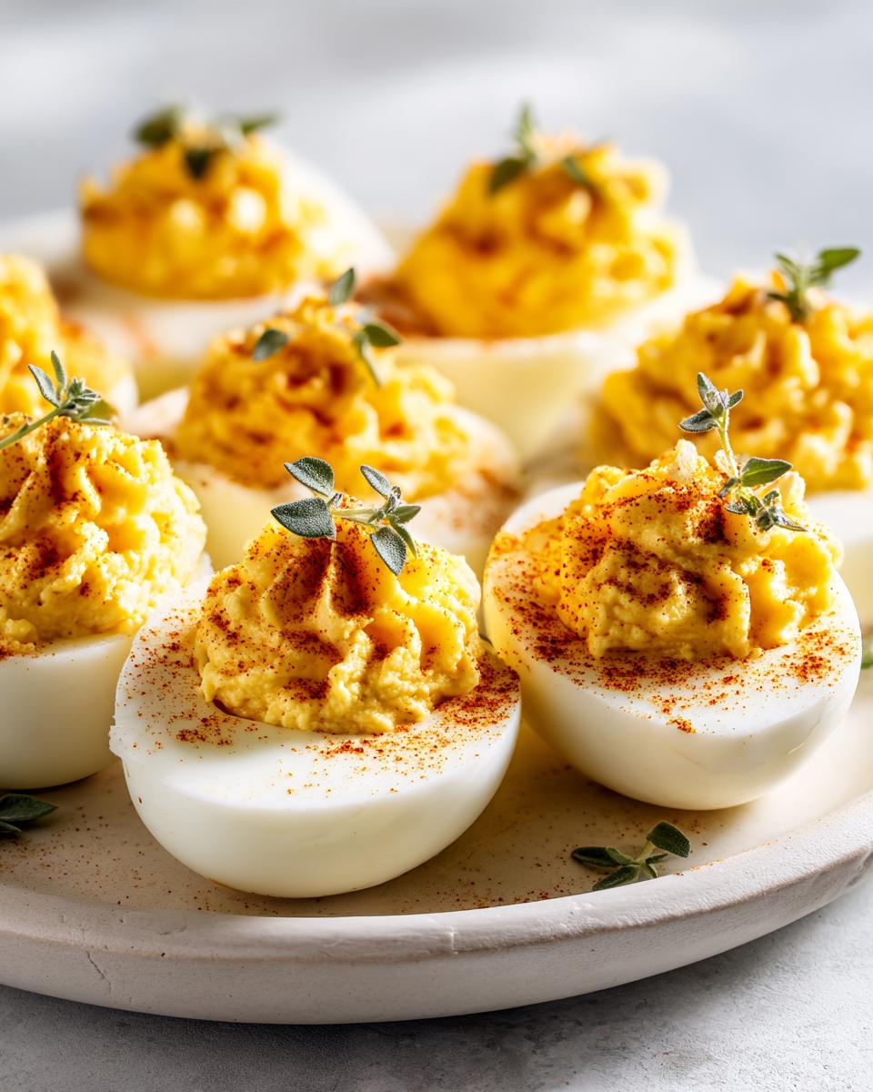 30 Divine Thanksgiving Appetizer Deviled Eggs 7 Thanksgiving Appetizer Deviled Eggs - detail 2