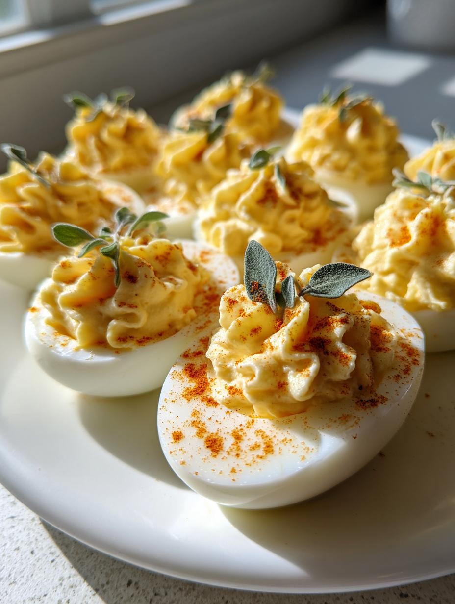 30 Divine Thanksgiving Appetizer Deviled Eggs 8 Thanksgiving Appetizer Deviled Eggs - detail 3