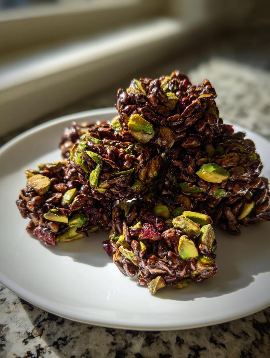 5 Amazing chocolate pistachio cranberry crisps 6 chocolate pistachio cranberry crisps - detail 2