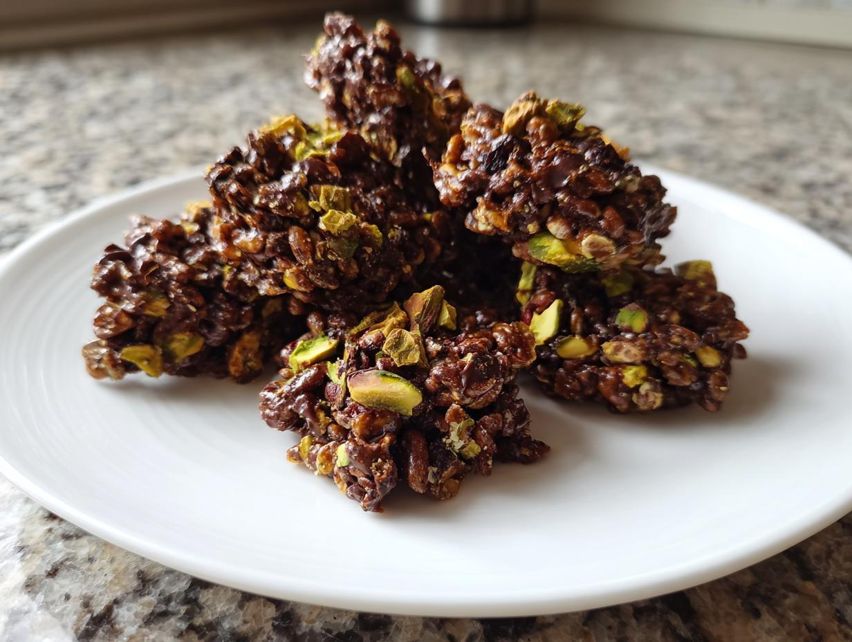 5 Amazing chocolate pistachio cranberry crisps 4 chocolate pistachio cranberry crisps