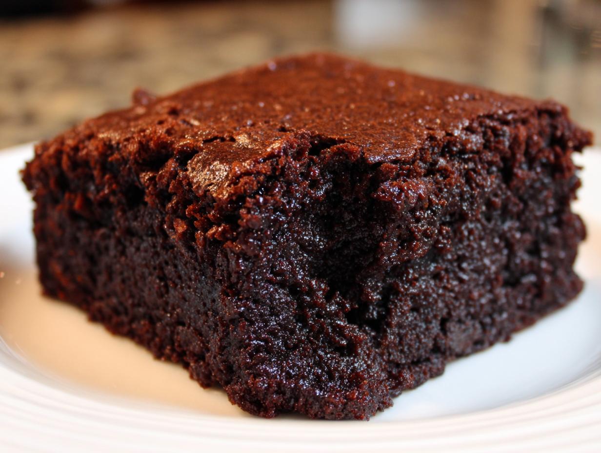 Amazing 1-Bowl fudgy cocoa brownies 4 fudgy cocoa brownies