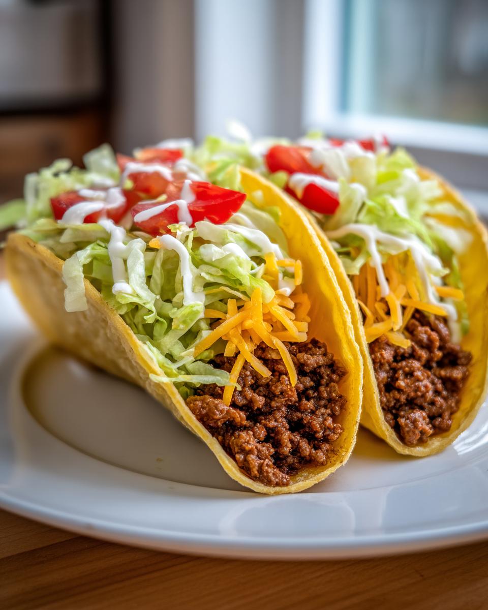 Amazing 6 smashed cheeseburger tacos 5 smashed cheeseburger tacos - detail 1